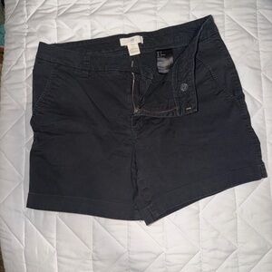 H&M Black Women's Casual Bermuda Shorts